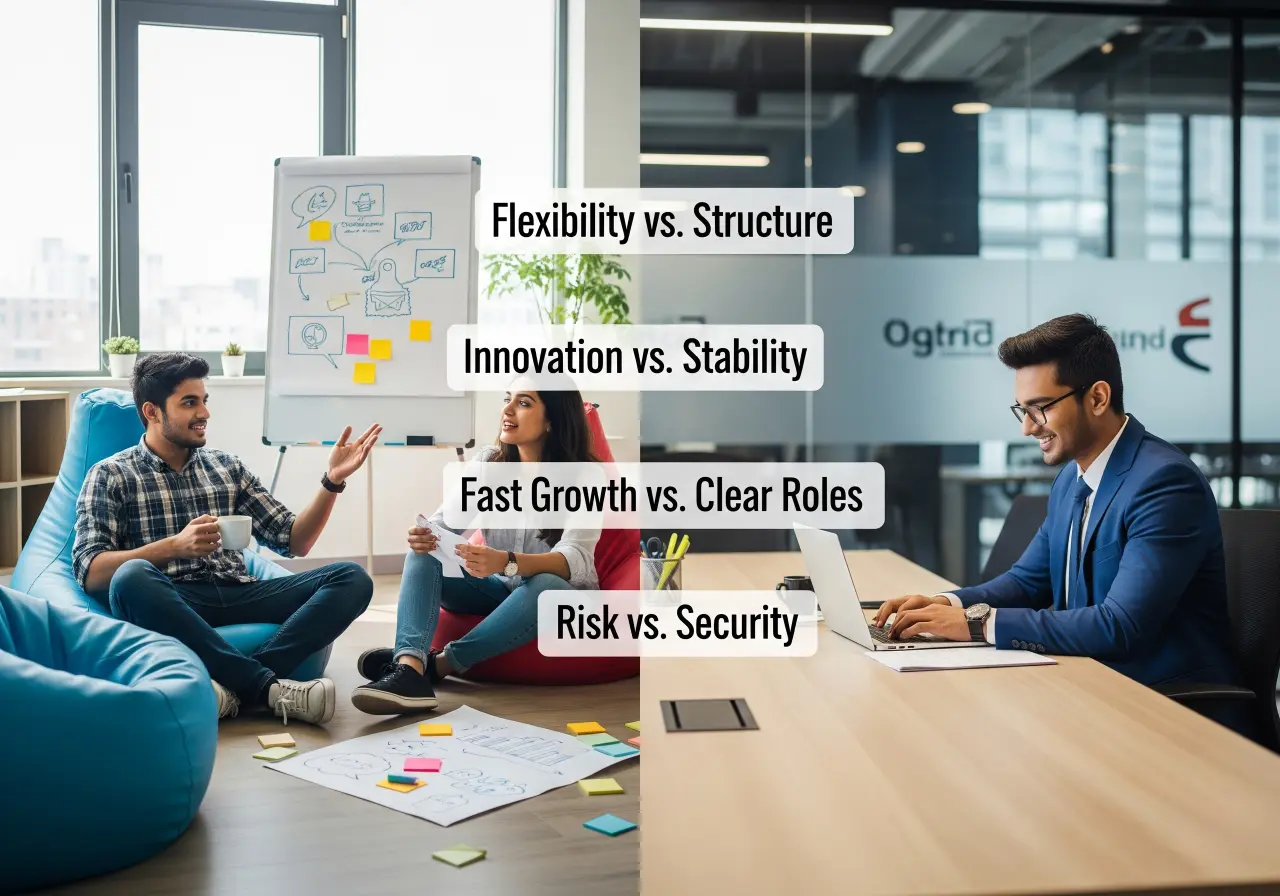 Startup vs. Corporate: Complete Comparison for New Graduates