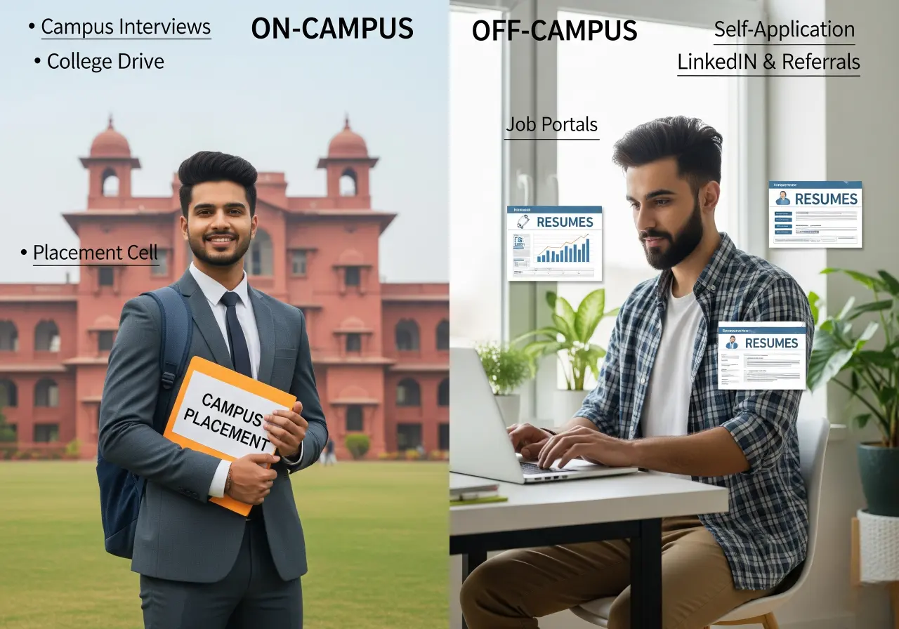 Campus Placement vs. Off-Campus: Complete Strategy Guide