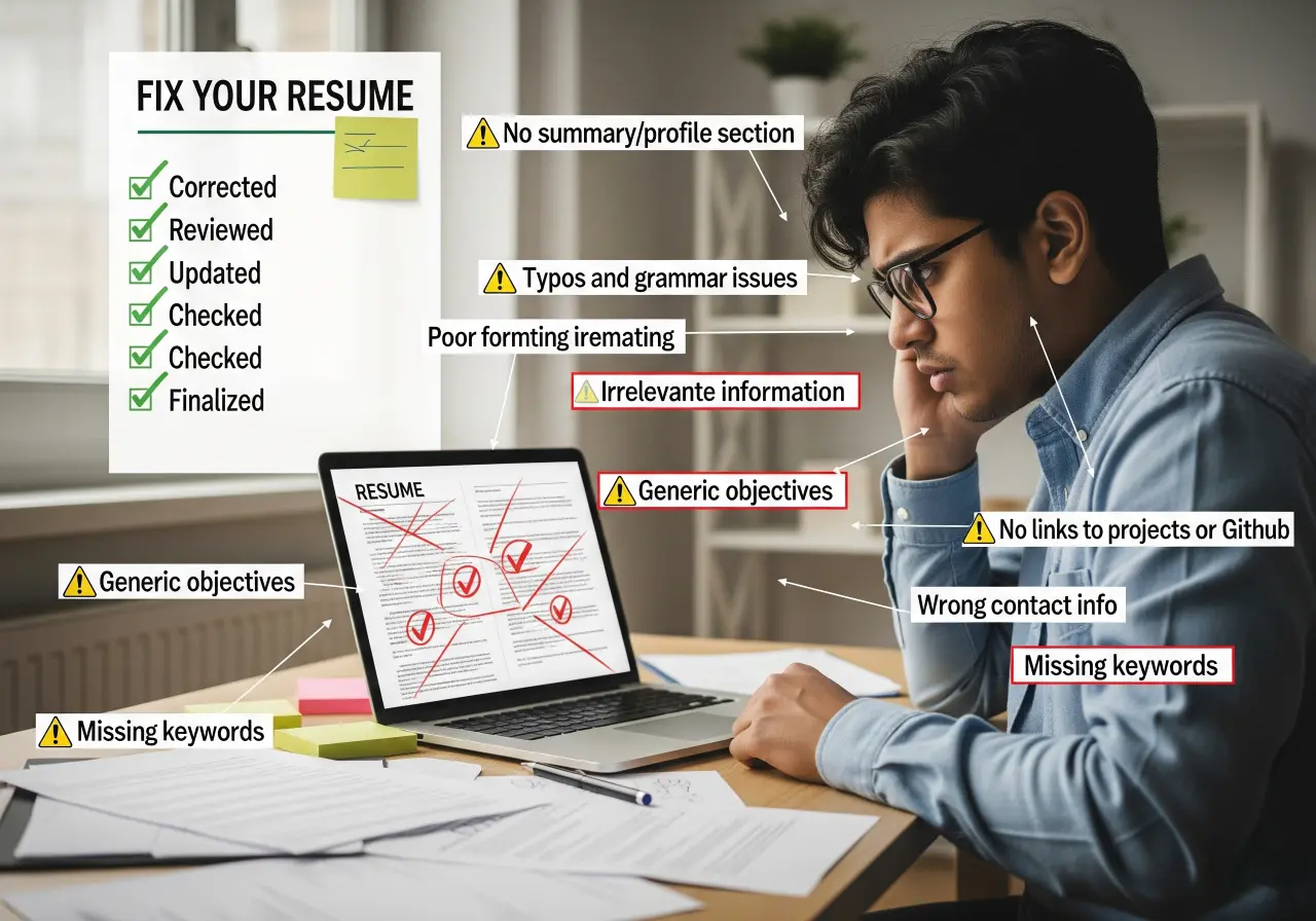 5 Resume Mistakes Freshers Make (And How to Fix Them)
